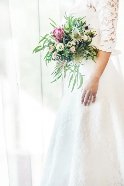 Buquê de flores de casamento — Fotografia de Stock