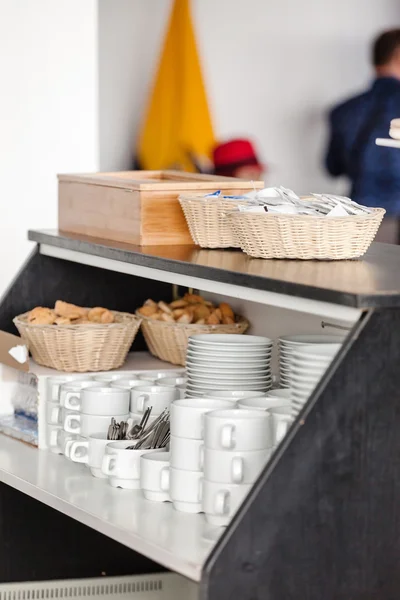 Mesa de banquete de catering — Fotografia de Stock