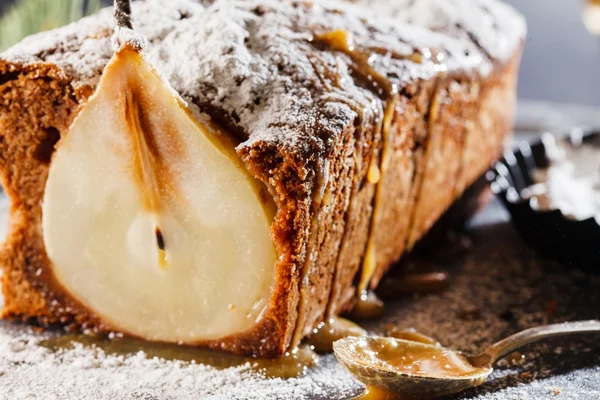 Gâteau au pain de poire d'hiver — Photo