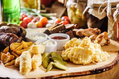 patates ve ketçap meze