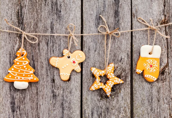 Natale biscotti fatti in casa — Foto Stock