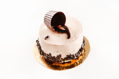 Tatlı çikolatalı pasta.