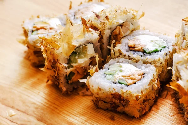 Smaczne sushi rolki — Zdjęcie stockowe