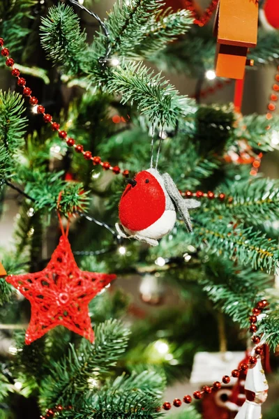 飾られたクリスマスツリー — ストック写真