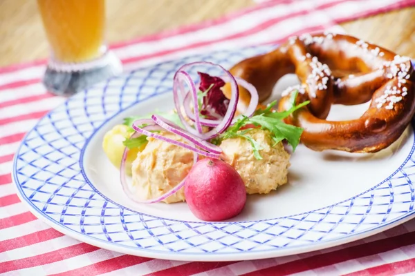 Bavarian oktoberfest meal — Stock Photo, Image