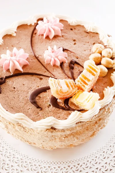 Tatlı doğum günü pastası — Stok fotoğraf