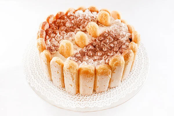 Smaczne ciasto tiramisu — Zdjęcie stockowe
