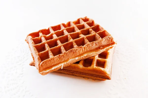 Tasty belgian waffles — Stock Photo, Image