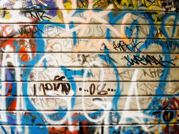 Graffiti di strada sul muro — Foto Stock