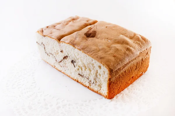 Bolo de esponja com canela — Fotografia de Stock