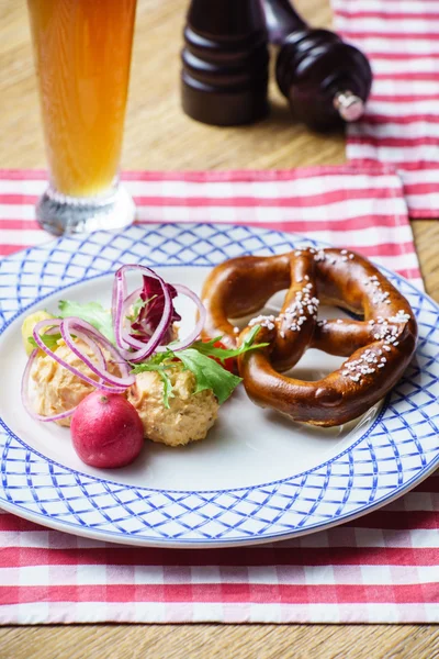 Bavarian oktoberfest meal — Stock Photo, Image