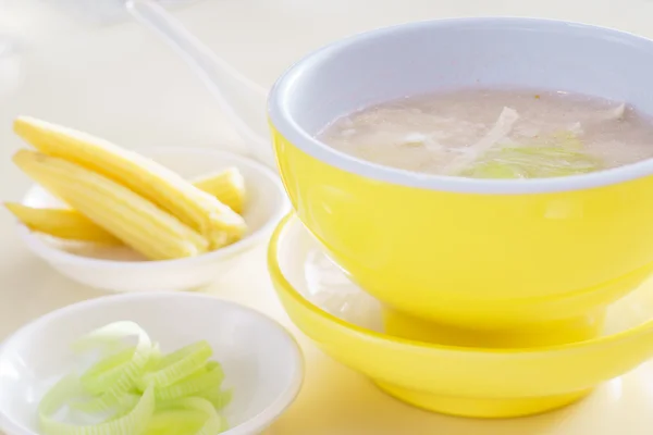 Asian corn soup — Zdjęcie stockowe