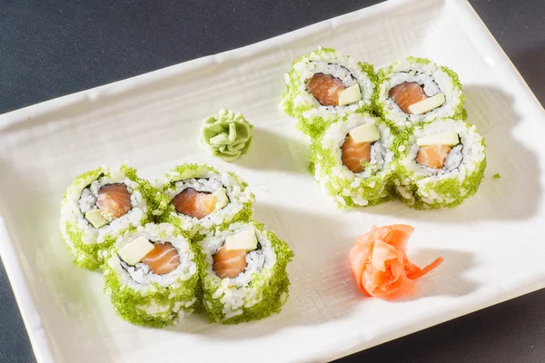 Conjunto asiático de sushi — Fotografia de Stock