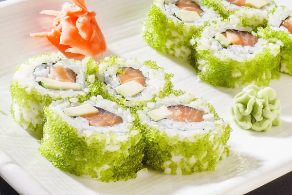 Conjunto asiático de sushi — Fotografia de Stock