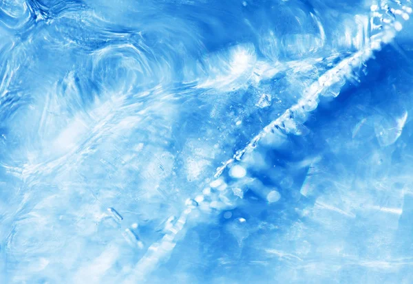 Blue ice texture — Stock Photo, Image