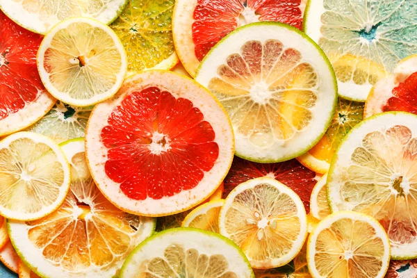 Citrus slices background — Stock Photo, Image