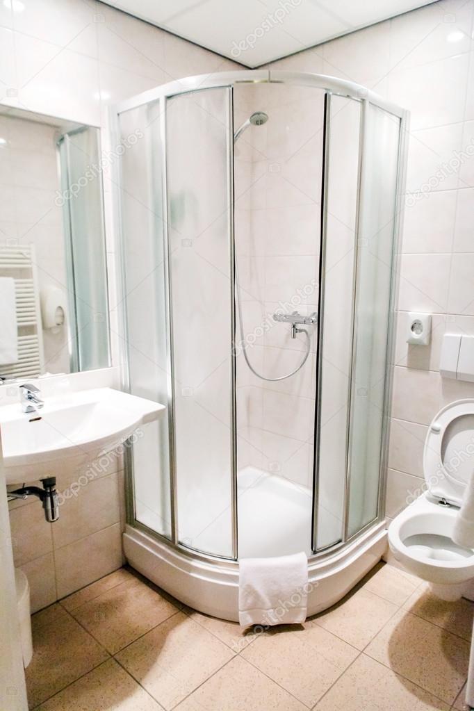 modern bathroom in the hotel 