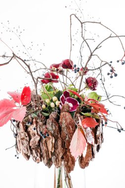 çiçek sonbahar düzenleme