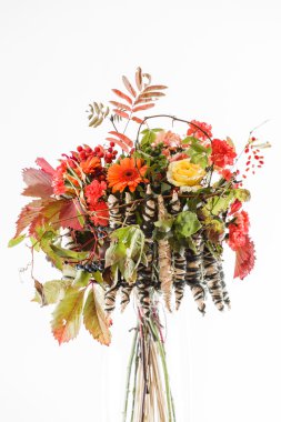 sonbahar buket krizantem