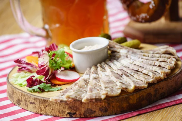 Oktoberfest meat plate — Stock Photo, Image