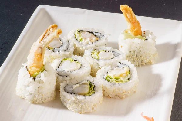 Chutné sushi rolky — Stock fotografie