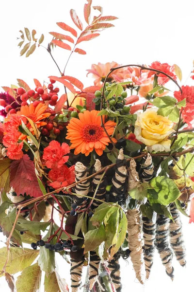 Autumn bouquet chrysanthemums — Stock Photo, Image