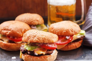 ev yapımı lezzetli hamburger