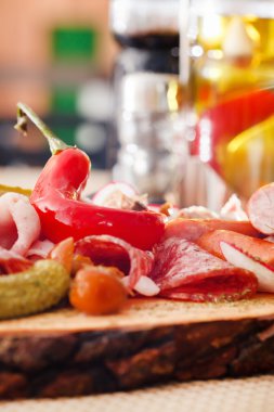 çeşitli et iştah açıcı