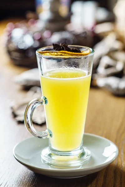 Bicchiere di bevanda invernale — Foto Stock
