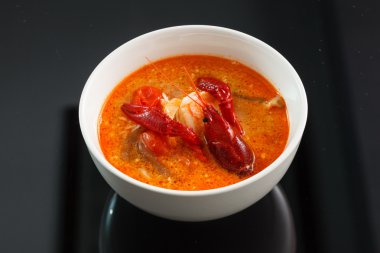 Japon Istakoz çorbası plaka