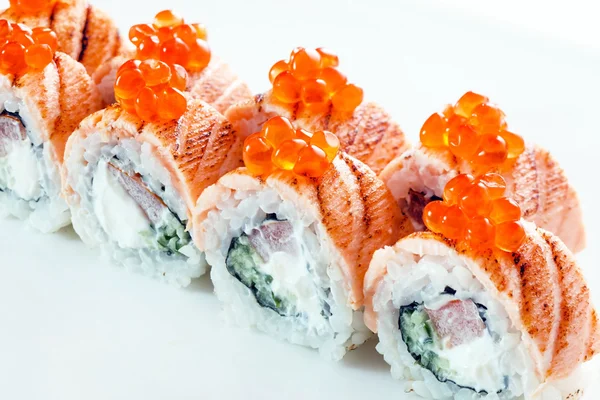 Gustosi involtini di sushi — Foto Stock