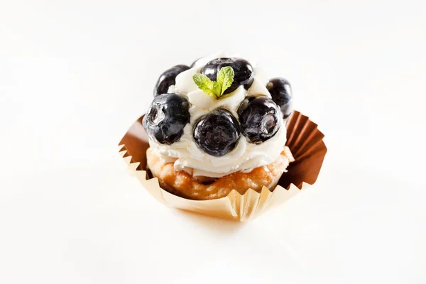 Tasty blueberry tart — Stock Photo, Image