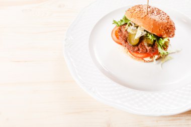 Tablo lezzetli burger