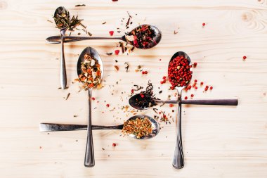 baharat kaşık ve boş kartı