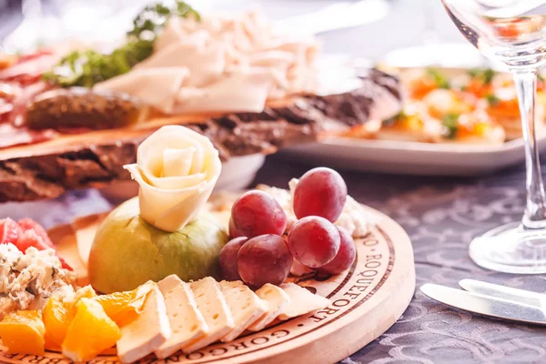 Catering mat för gäster — Stockfoto