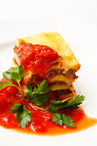 Tasty Italian lasagna — Stock Photo, Image