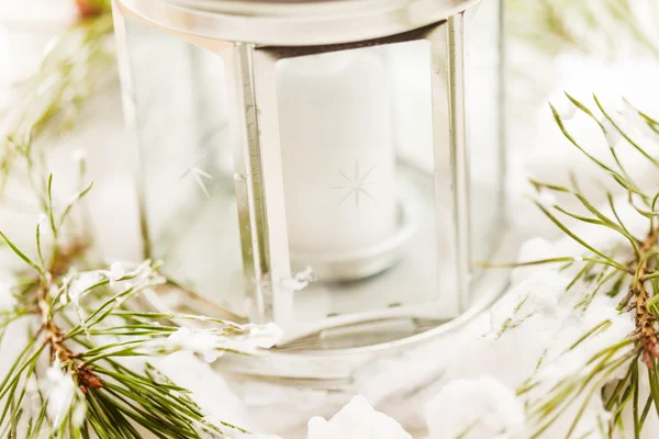 Christmas table decoration — Stock Photo, Image