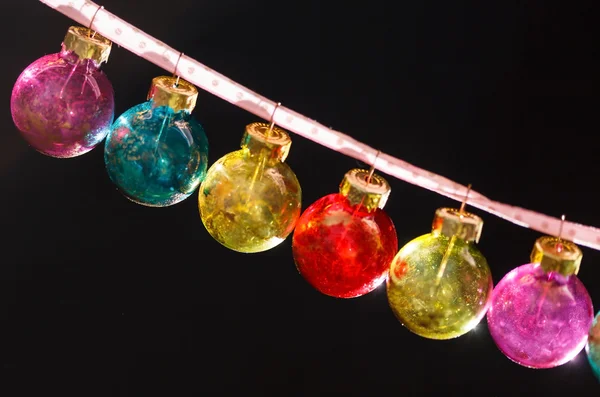 Bolas de Natal coloridas — Fotografia de Stock