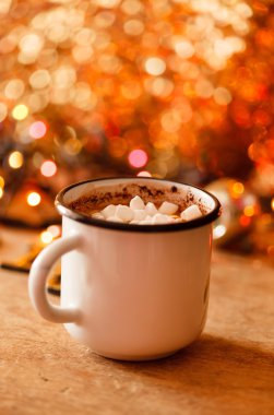 Yeni yıl fincan kahve ve hatmi