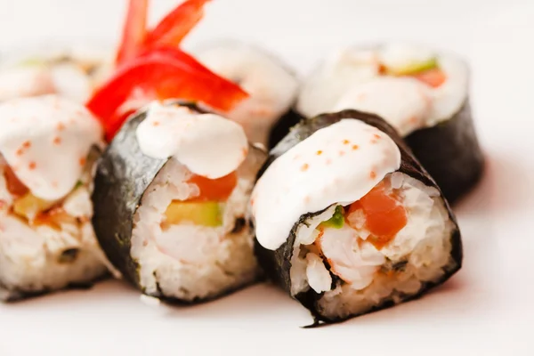 Asya lezzetli sushi — Stok fotoğraf