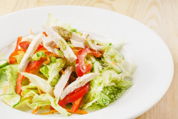 Salade met ham en spek — Stockfoto
