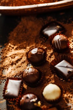 lezzetli çikolata tatlılar