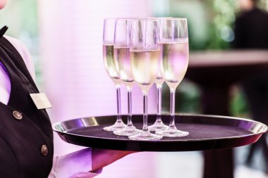 Toplantı şampanya bardağı