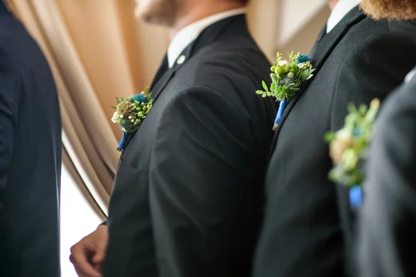 Elegant handsome grooms — Stock Photo, Image