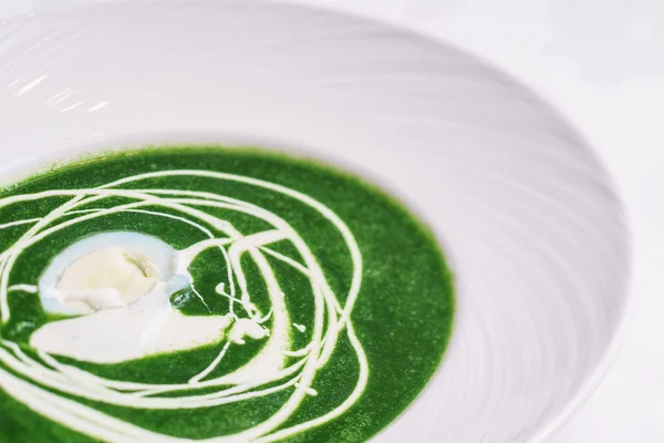 Soupe à la crème verte — Photo