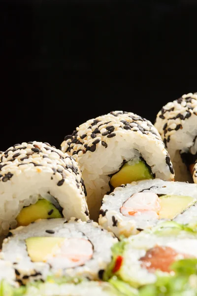 Sushi rolky sada — Stock fotografie