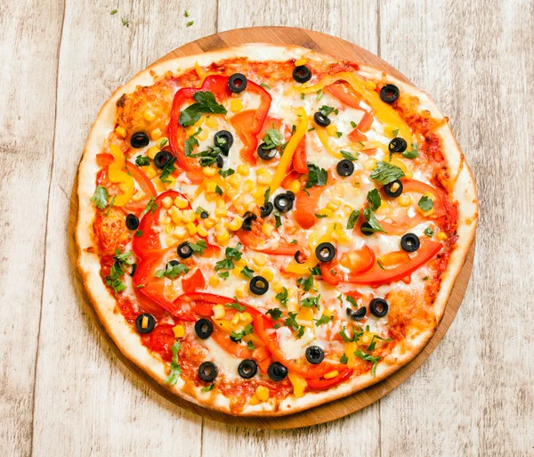 God italiensk pizza — Stockfoto