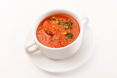 domates çorbası-sebzeli