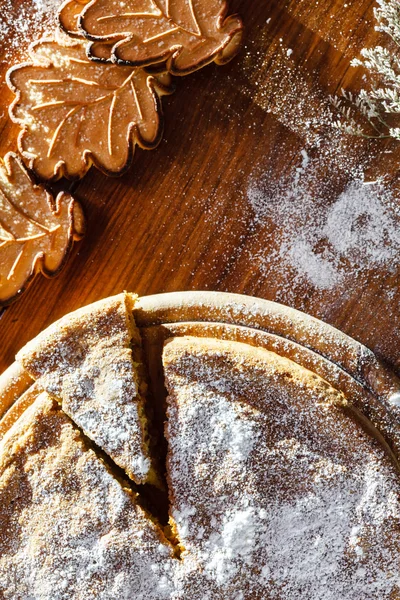 Herbstkuchen gebacken — Stockfoto