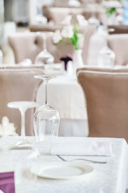 Yemek için masa hazır.